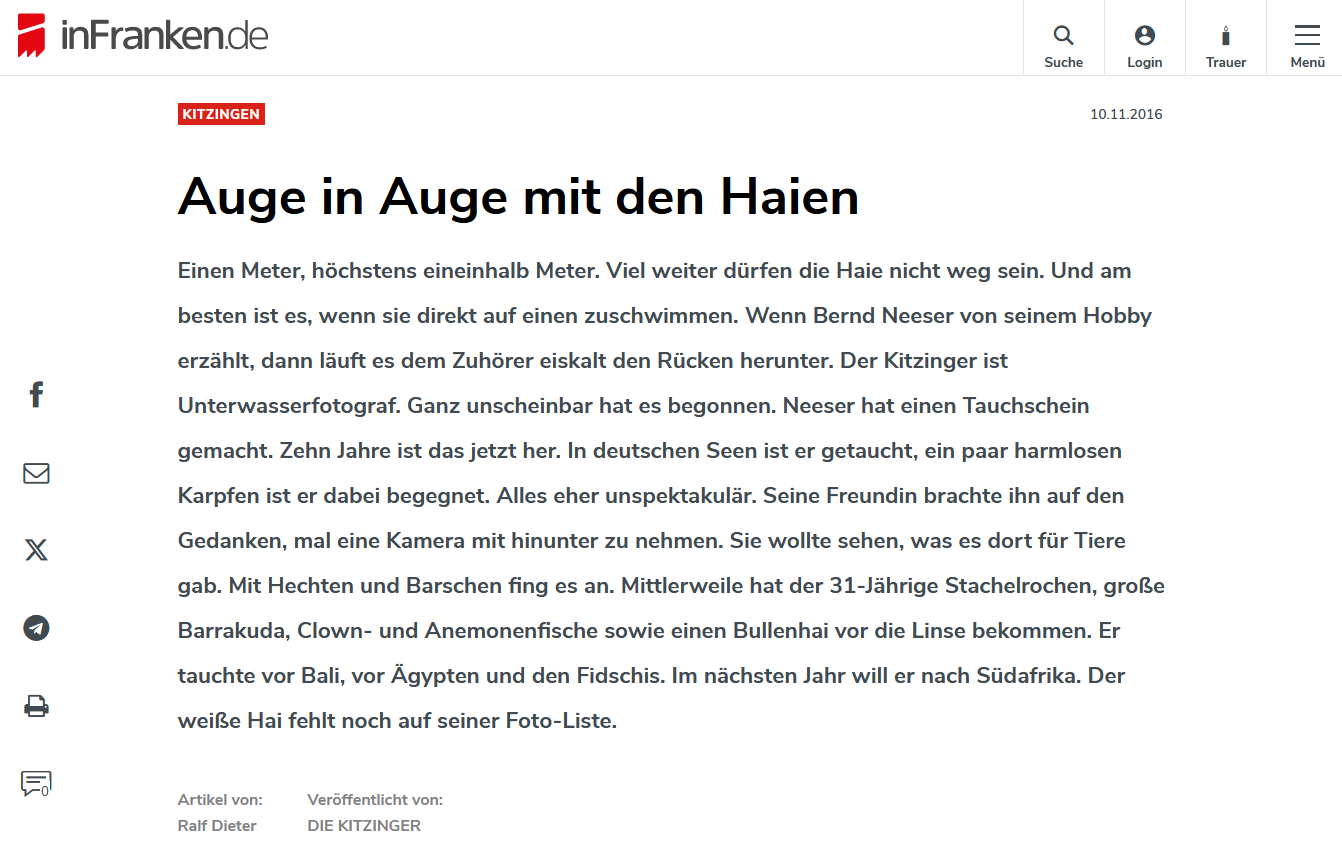 Artikel infranken.de